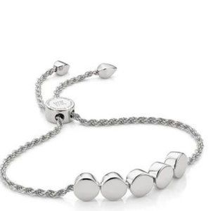 Silver Linear Bead Friendship Bracelet MONICA VINADER